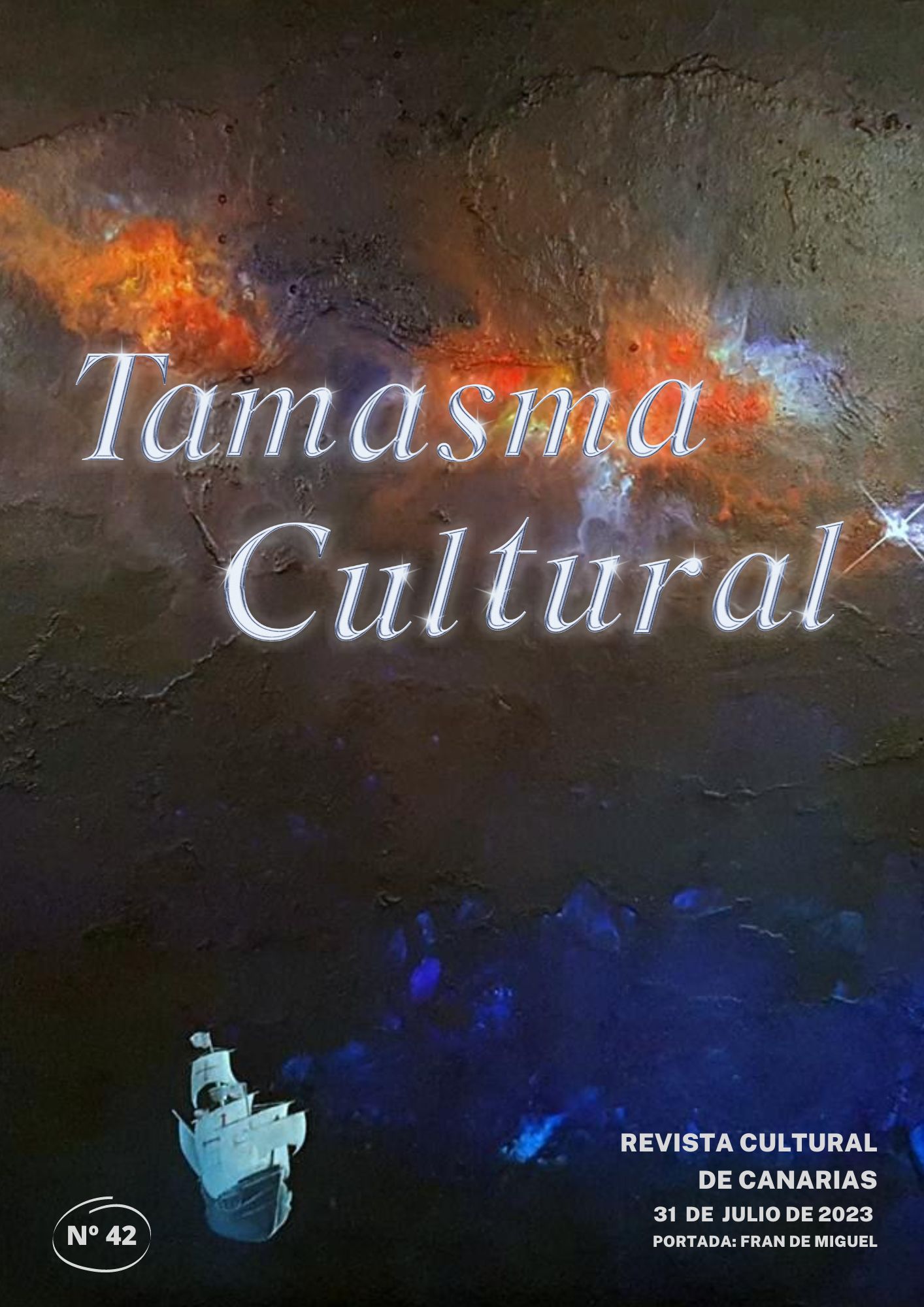 Portada de la Revista Tamasma Cultural nº 42 de Julio de 2023